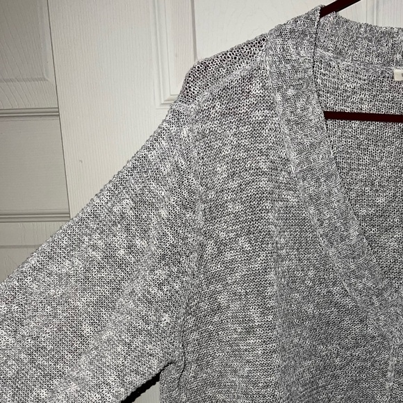 Eileen Fisher XL Neutral V-Neck Sweater - Picture 4 of 7